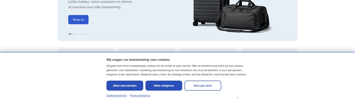 Cookie consent banner