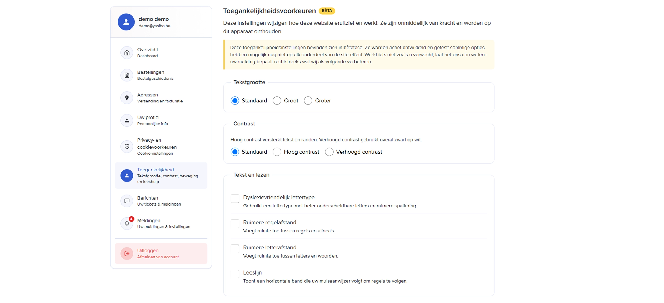 Accessibility system